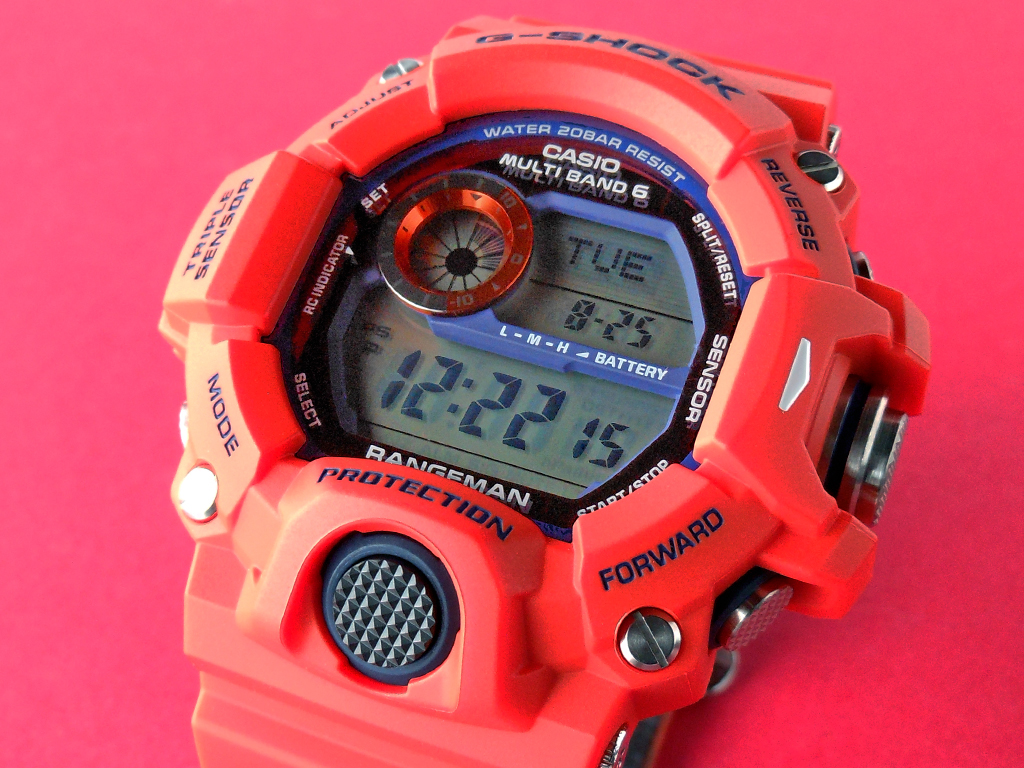 RANGEMANCASIO G-SHOCK レンジマン神戸市消防局コラボ - 腕時計(デジタル)
