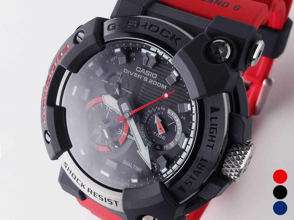 G-SHOCK フロッグマン GWF-A1000-1A4JF レッド ソーラー