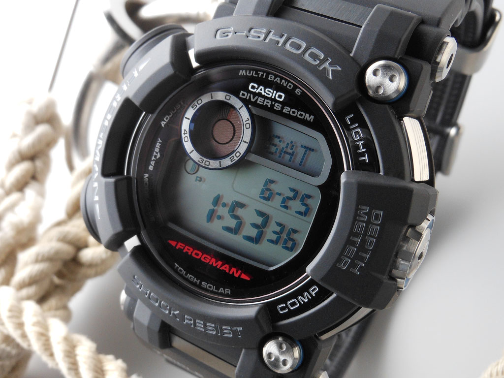 週末値下げ！カシオ G-SHOCK GWF-D1000B-1JF フロッグマン時計